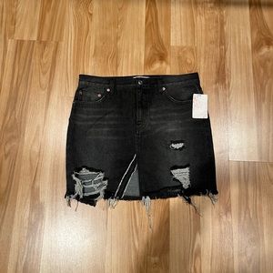 Free people denim skirt